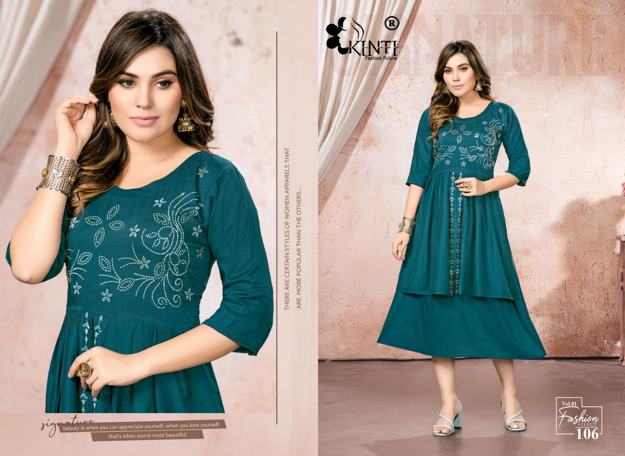 Street Vol 1 By Kinti Fashion Party Wear Kurtis Catalog